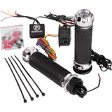PERFORMANCE MACHINE (PM) 00632093CH Performance Machine (Pm) Grips - Apex - Heated - Tbw - Chrome 0063-2093-Ch