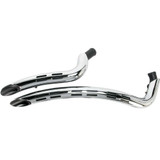 BASSANI XHAUST 1SD2F Bassani Xhaust Sweeper Exhaust - Black/Chrome 1Sd2F