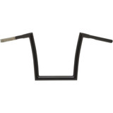 Todd'S Cycle Handlebar - Strip - Fat Bobber - 1-1/4" - 14" Rise - Black 0601-3133