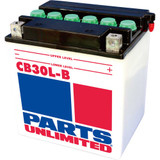 PARTS UNLIMITED RCB30L-B Parts Unlimited Battery - Yb30L-B