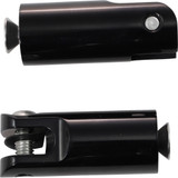 Accutronix Front Footpeg Mounts - Black Fpmt200-B