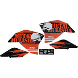 FACTORY EFFEX 2311524 Factory Effex Metal Mulisha Graphic Kit - Ktm 23-11524