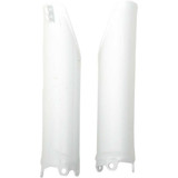 UFO HO04640041 Ufo Fork Slider Protectors - White - Crf450R - '09-'12 Ho04640-041