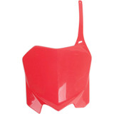 UFO HO04639070 Ufo Front Number Plate - Red Ho04639-070