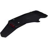 UFO HU03398001 Ufo Enduro Rear Fender - With Light - Black Hu03398001