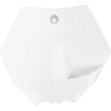 UFO KT04008047 Ufo Front Number Plate - White Kt04008-047