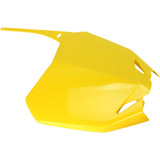 UFO SU04919102 Ufo Front Number Plate - Yellow Su04919-102