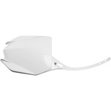 UFO YA04860046 Ufo Front Number Plate - White Ya04860-046