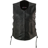 Z1R Women'S Gaucha Vest - Black - 3Xl
