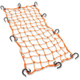 Powertye Mfg. Adjustable Cargo Net - Orange 50309