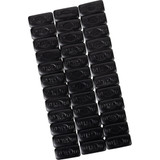 K&L Supply Wheel Weights - Rectangle - Adhesive Stick-On - Black - 36 Pack 32-2403