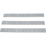 K&L Supply Wheel Weights - Rectangle - Adhesive Stick-On - Silver - 36 Pack 32-2415