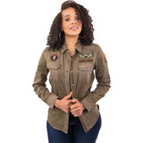 Lethal Threat Women'S Untamed Long-Sleeve Shirt - Army Green - Small La60125S
