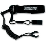 ATLANTIS A2109PFW Atlantis Lanyard With Whistle - Kawasaki/Polaris/Wet Jet - Black A2109Pfw