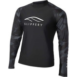SLIPPERY 3250-0128 Slippery Rashguard Long-Sleeve Underwear - Black/Camo - Xs