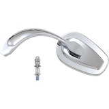 RUSS WERNIMONT DESIGNS RWD50046CL Russ Wernimont Designs Convex Mirror - Chrome - Left Rwd-50046Cl