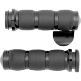 AVON GRIPS AIR96FLYBOSS Avon Grips 3-Ring Velvet Air Grips - Tbw - Throttle Boss - Black Air-96-Fly-Boss