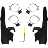 Memphis Shades Fats/Slim Windshield Trigger Lock Complete Mount Kit - Black - Xl Meb2054 Memphis Shades Fats/Slim Windshield Trigger Lock Complete Mount Kit - Black - Xl Meb2054