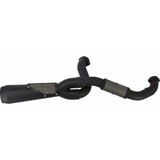 TRASK TM5110BK Trask 2-Into-1 Big Sexy Exhaust System - Black Tm-5110Bk