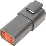 Namz Deutsch Receptacle - 4 Pin - Black Dr-4B