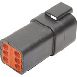 Namz Deutsch Receptacle - 6 Pin - Black Dr-6B