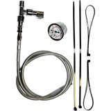 FEULING OIL PUMP CORP. 9018 Feuling Oil Pump Corp. Remote Oil Pressure Gauge/Line Kit - Stainless/Chrome 9018
