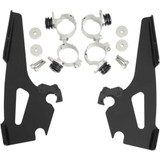 MEMPHIS SHADES MEB8965 Memphis Shades Batwing Trigger Lock Mounting Kit - Narrow - Black Meb8965