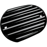 Joker Machine Master Cylinder Cover - Brake - Front - Finned - Black 10-380B Joker Machine Master Cylinder Cover - Brake - Front - Finned - Black 10-380B