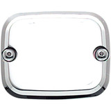 Joker Machine Master Cylinder Cover - Brake - Front - Smooth - Chrome 951019C