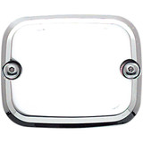JOKER MACHINE 951019C Joker Machine Master Cylinder Cover - Brake - Front - Smooth - Chrome 951019C