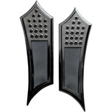 ACCUTRONIX FBF01DIB Accutronix Front Floorboards - Extended - Black - Drilled - Instigator - Fl Fbf01-Dib