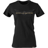 Factory Effex Women'S Goldwing Sketched T-Shirt - Black - Large 25-87844