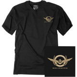 FACTORY EFFEX 2587822 Factory Effex Goldwing Badge T-Shirt - Black - Medium 25-87822