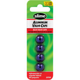 SLIME 20130 Slime Valve Stem Caps - Blue - 4 Pack 20130