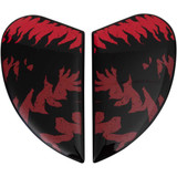 ICON 0133-1231 Icon Airform Side Plates - Lycan - Red