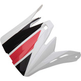 Z1R 0132-1407 Z1R Rise Visor Kit - Child - Evac - Gloss White/Black/Red