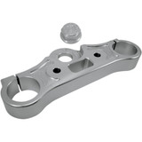 Joker Machine Upper Triple Tree - Clear Anodized - '08-'16 Fxd 10-330S