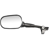 EMGO 2024722 Emgo Mirror - Side View - Oval - Black - Left 20-24722
