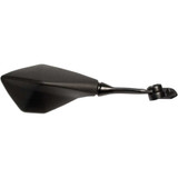 EMGO 2049251 Emgo Mirror - Side View - Polygon - Black - Right 20-49251