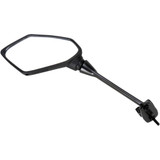 EMGO 2049212 Emgo Mirror - Side View - Polygon - Black - Left 20-49212