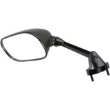 EMGO 2043072 Emgo Mirror - Side View - Rectangle - Black - Left 20-43072