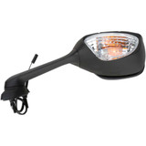 EMGO 2055262 Emgo Mirror - Side View W/Integrated Turn Signals - Oval - Black - Left 20-55262