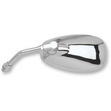 EMGO 2086834 Mirror - Side View - Oval - Chrome - Left 20-86834