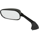 EMGO 2037442 Emgo Mirror - Side View - Rectangle - Black - Left 20-37442
