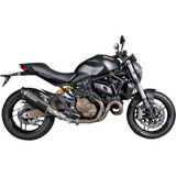 Akrapovic Slip-On Line Muffler - Titanium - Black S-D8So2-Hrbl