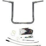 FAT BAGGERS INC. 609116 Fat Baggers Inc. Handlebar Kit - Flat Top - 16" - Chrome 609116