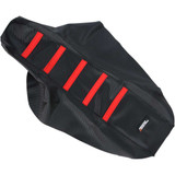 MOOSE RACING CR8096331RT Moose Racing Ribbed Seat Cover - Black Cover/Red Ribs - Honda Cr8096-331Rt