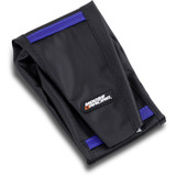 Moose Racing Ribbed Seat Cover - Black Cover/Blue Ribs - Husqvarna Hqv45018-332