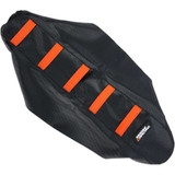 MOOSE RACING KTM6509336RT Moose Racing Ribbed Seat Cover - Black Cover/Orange Ribs - Ktm Ktm6509-336Rt