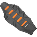 MOOSE RACING KTM6516336RT Moose Racing Ribbed Seat Cover - Black Cover/Orange Ribs - Ktm Ktm6516-336Rt